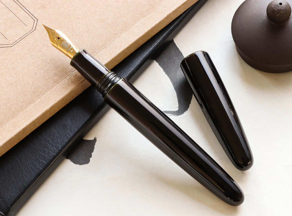 Wancher Dream Fountain Pen | TRUE URUSHI - MIDORI TAMENURI