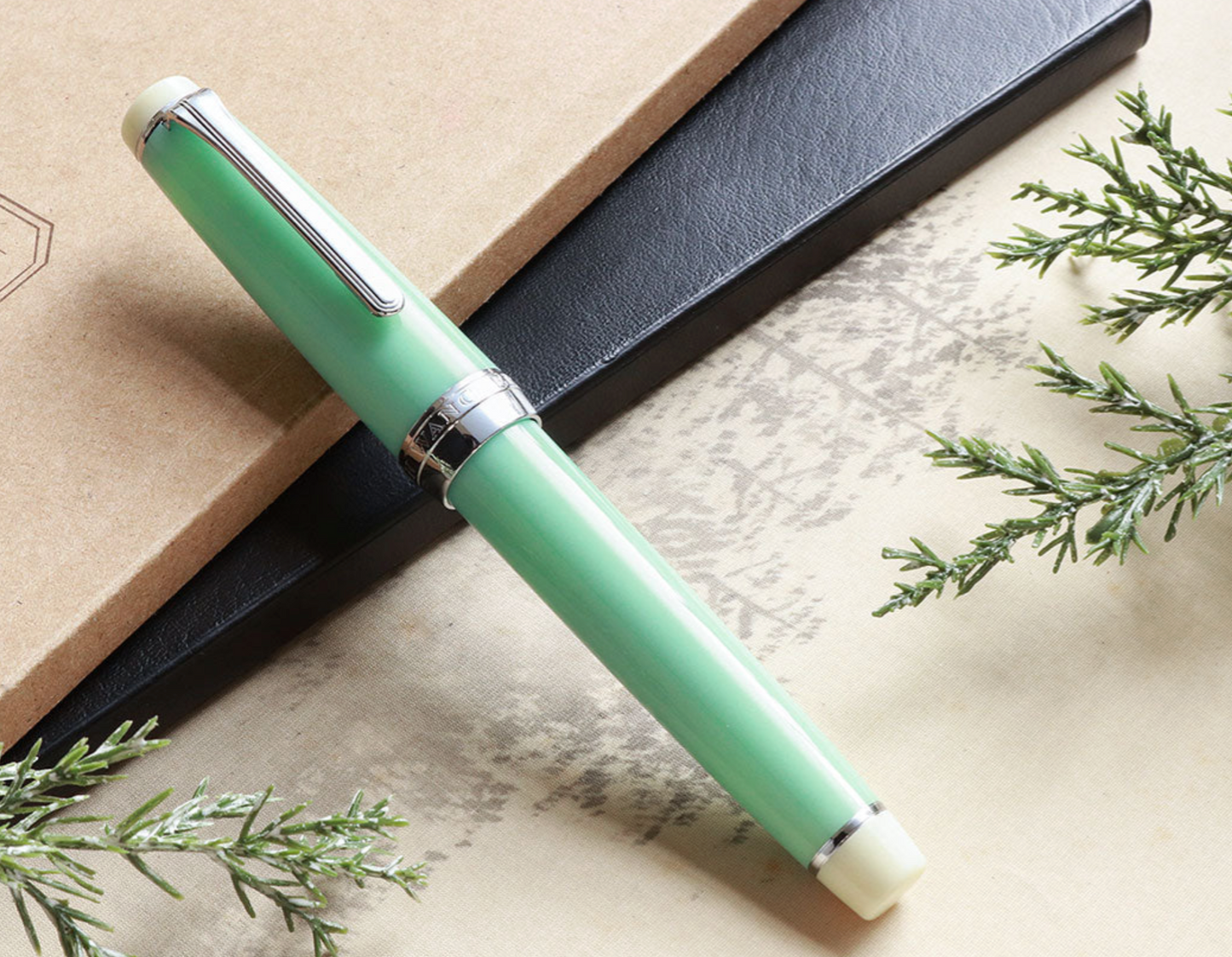 WANCHER × SAILOR Professional Gear Fountain Pen " JADE " 21K Nib