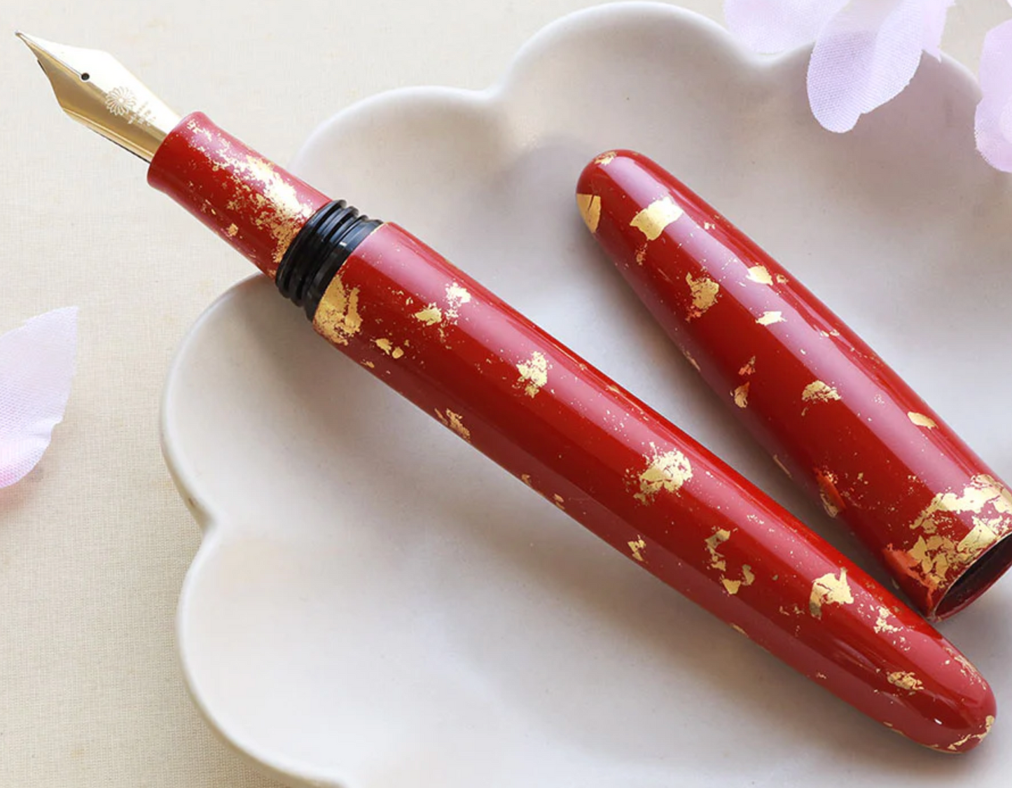 Wancher Dream Fountain Pen | Kyoto Urushi Kotoiro - Byodoin Temple