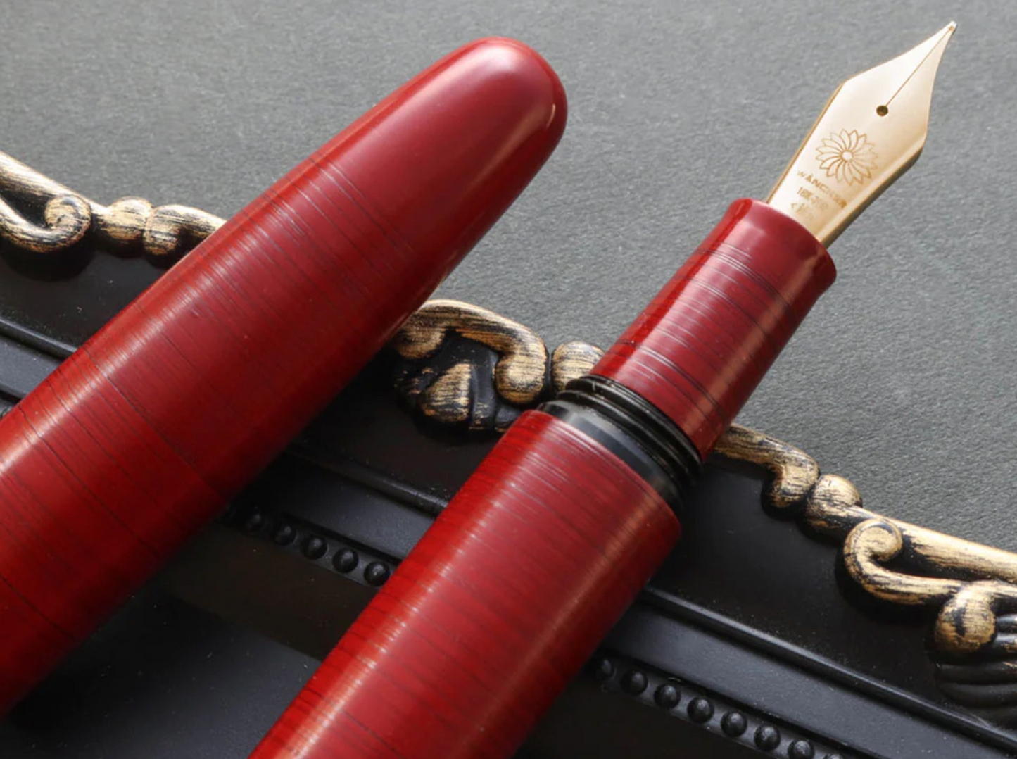 Wancher Dream Fountain Pen | AIZU URUSHI - KOMA -Nuri