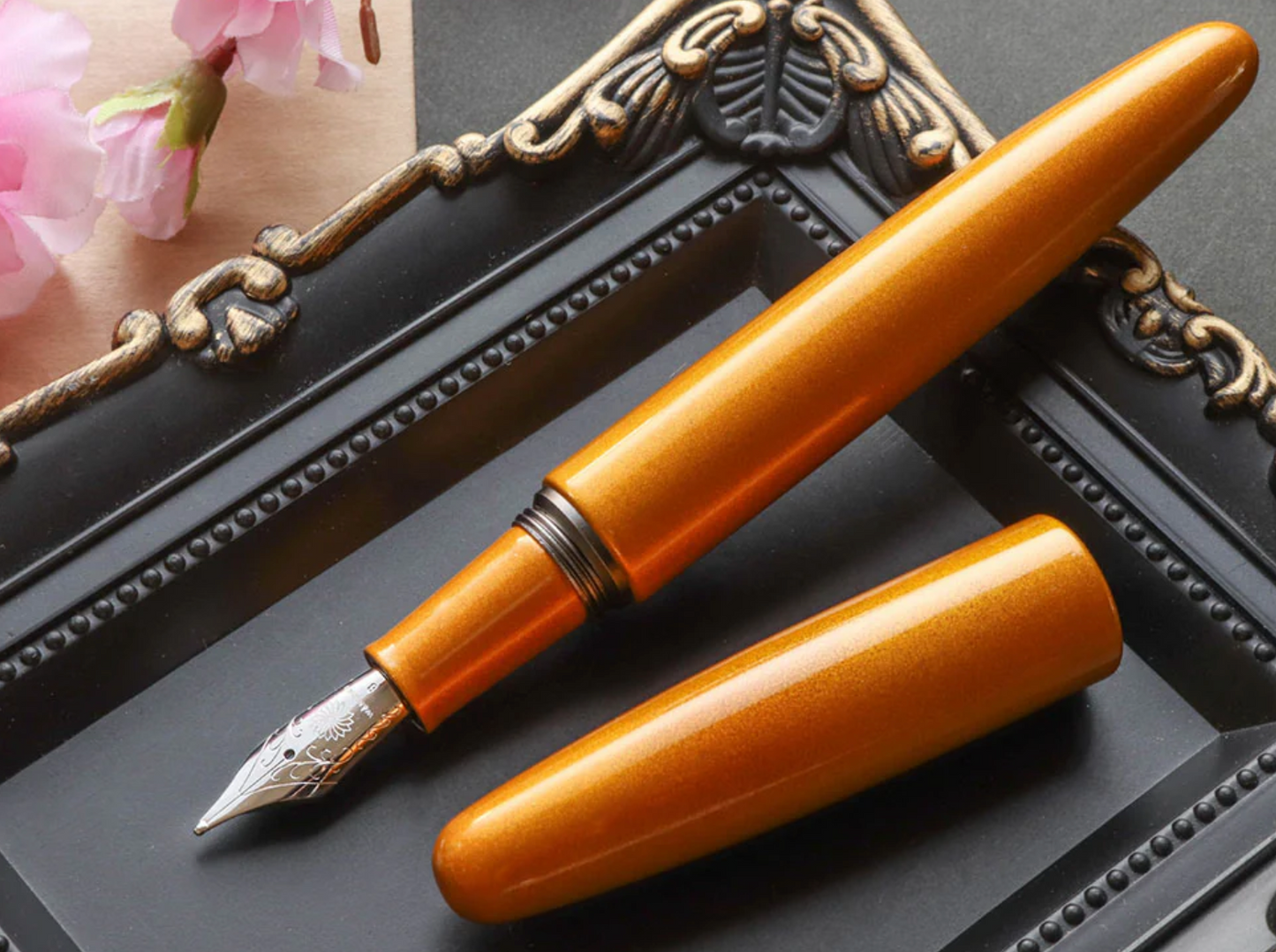 Wancher Dream Fountain Pen | AIZU URUSHI - Metallic Nashiji