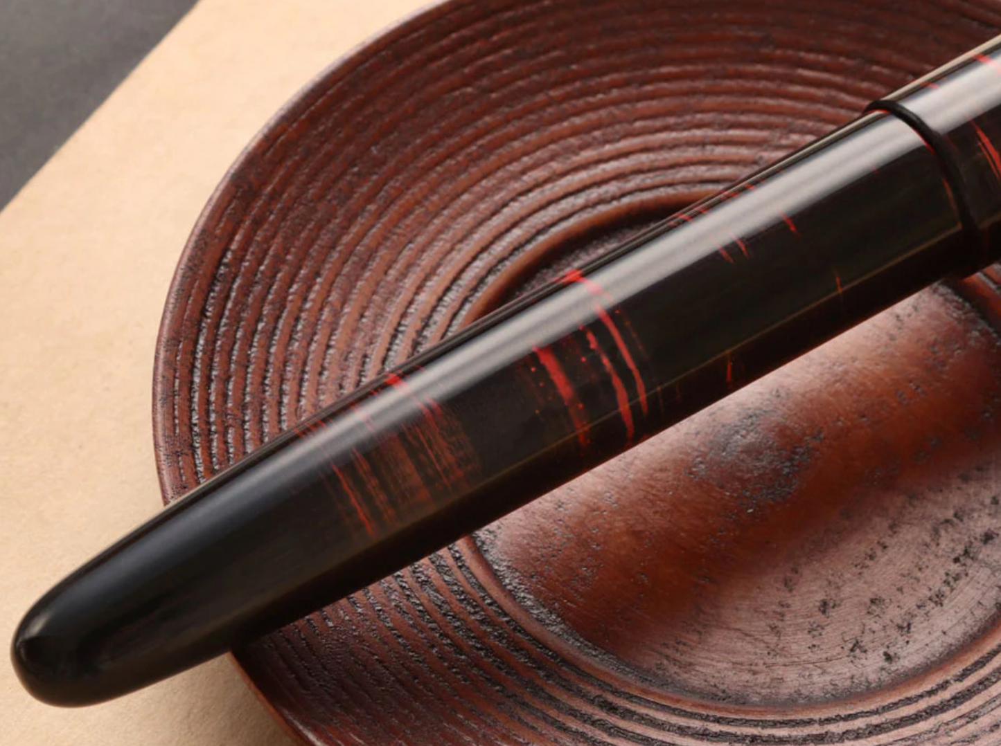 Wancher Dream Fountain Pen | AIZU URUSHI - AKEBONO -Nuri