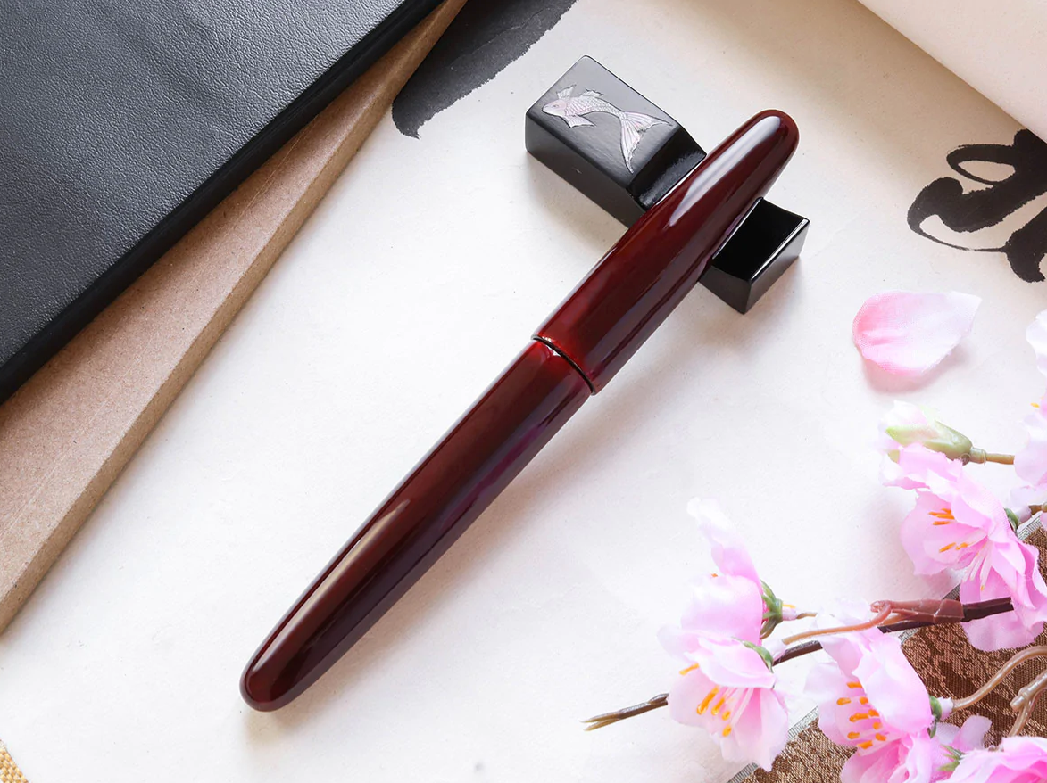 Wancher Dream Fountain Pen | TRUE URUSHI - AKA TAMENURI