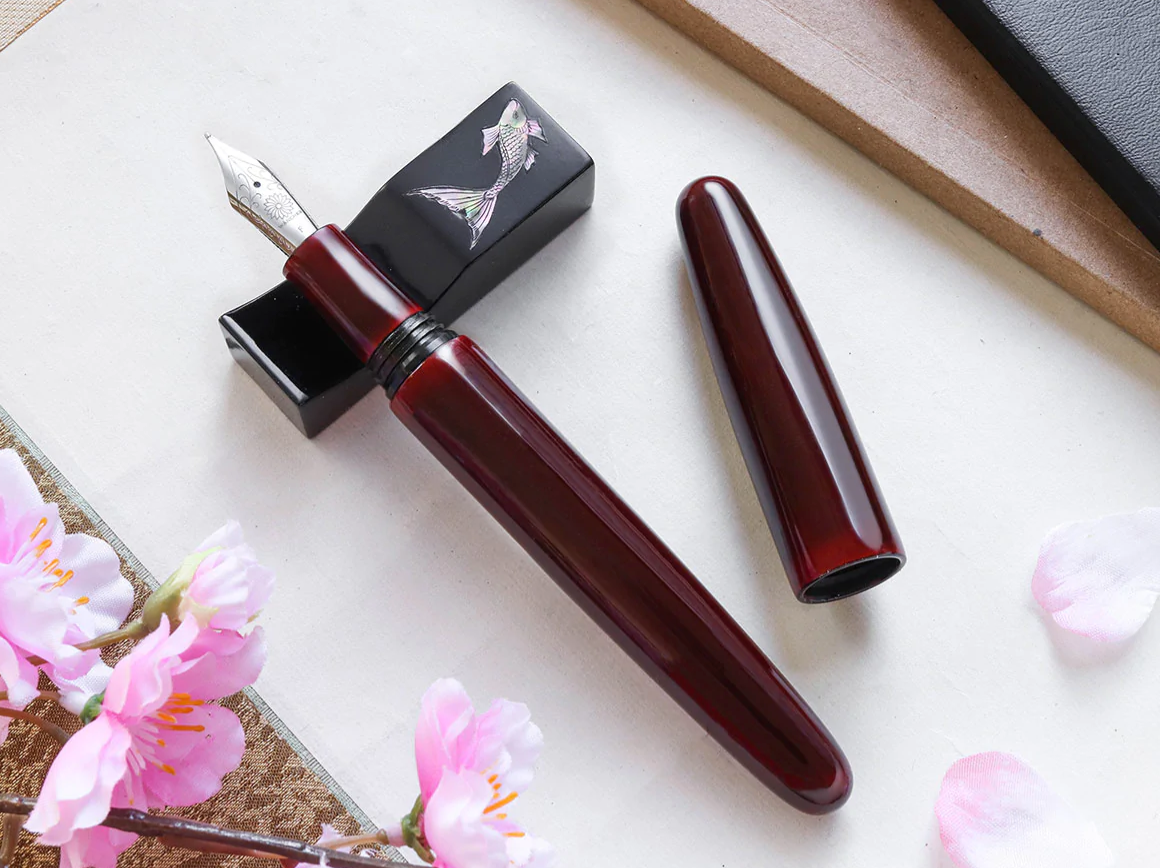 Wancher Dream Fountain Pen | TRUE URUSHI - AKA TAMENURI