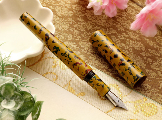 Wancher Sekai Fountain Pen | SEKAI TSUGARU URUSHI - KARASHI-AGE