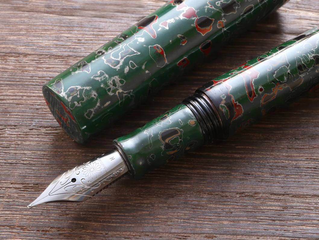 Wancher Fountain Pen | SEKAI TSUGARU URUSHI - MIDORI-AGE