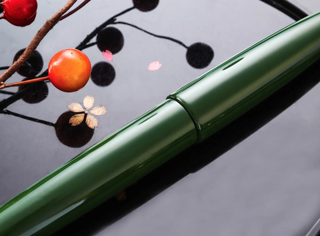 Wancher Dream Fountain Pen | TRUE URUSHI - GREEN